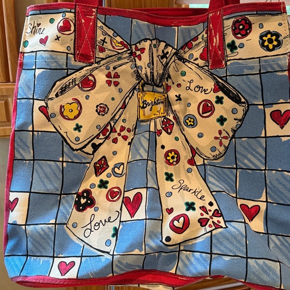 Brighton Multicolor Tote with Bow Design - Picture 1 of 4